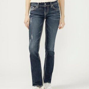Silver Jeans Sukie Straight Size 27